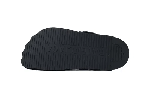 Balenciaga Slides Black Velvet – photo 4