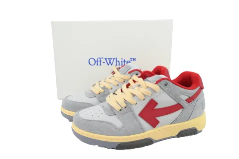 Off-White Out Of Office Light Grey Red – photo 7