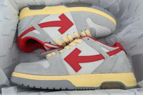 Off-White Out Of Office Light Grey Red – photo 8