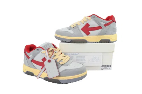 Off-White Out Of Office Light Grey Red – photo 6