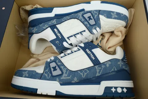 Louis Vuitton Trainer Blue Denim – photo 8
