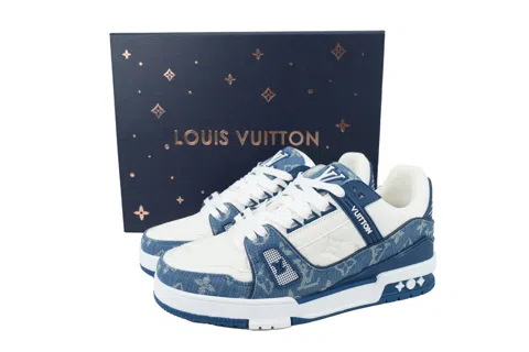 Louis Vuitton Trainer Blue Denim – photo 6