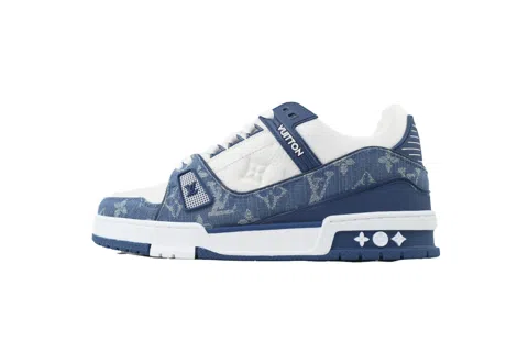 Louis Vuitton Trainer Blue Denim