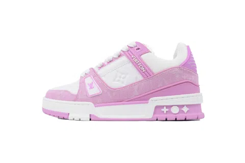 Louis Vuitton Trainer White/Pink Denim