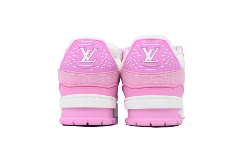 Louis Vuitton Trainer White/Pink Denim – photo 3