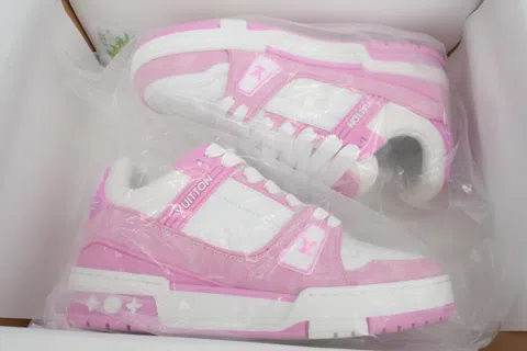Louis Vuitton Trainer White/Pink Denim – photo 8