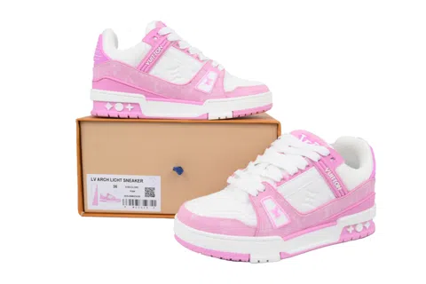 Louis Vuitton Trainer White/Pink Denim – photo 7