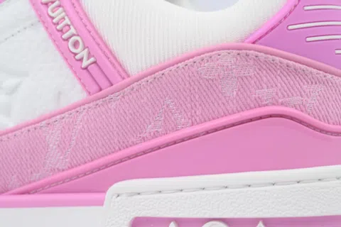 Louis Vuitton Trainer White/Pink Denim – photo 5