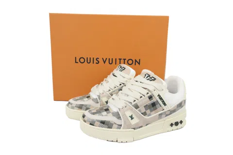 Louis Vuitton Trainer Grey/White Check – photo 6
