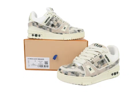 Louis Vuitton Trainer Grey/White Check – photo 7