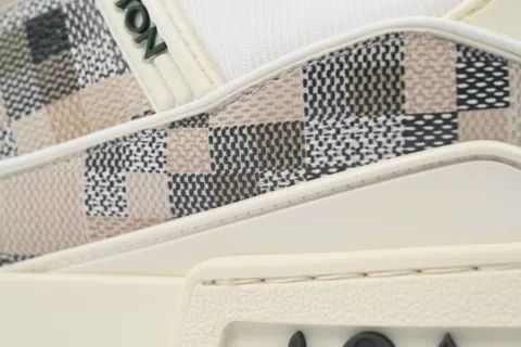 Louis Vuitton Trainer Grey/White Check – photo 5