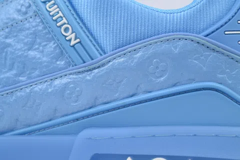 Louis Vuitton Trainer Blue Patent – photo 5