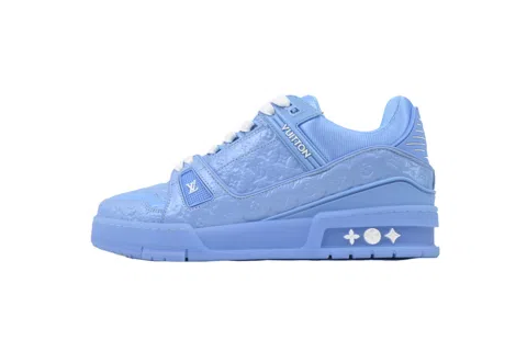 Louis Vuitton Trainer Blue Patent