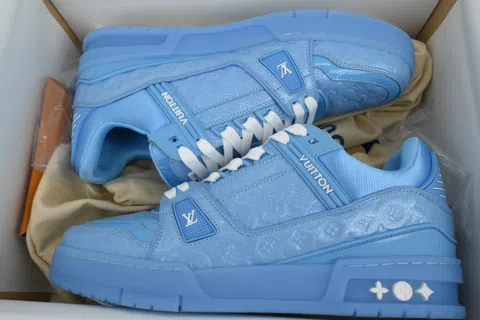 Louis Vuitton Trainer Blue Patent – photo 8