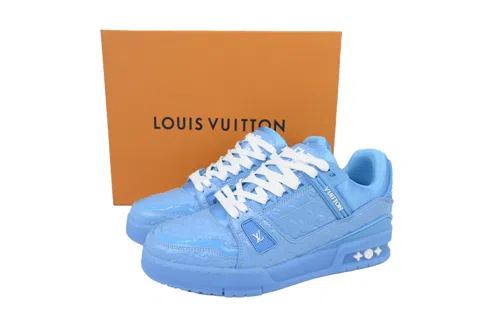 Louis Vuitton Trainer Blue Patent – photo 6