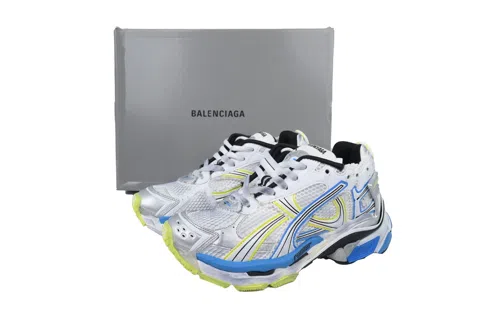 Balenciaga Runner White/Blue/Yellow – photo 6