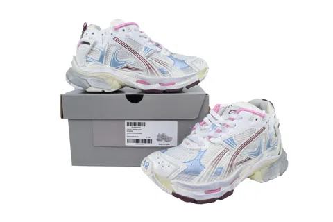 Balenciaga Runner White/Blue/Pink – photo 7