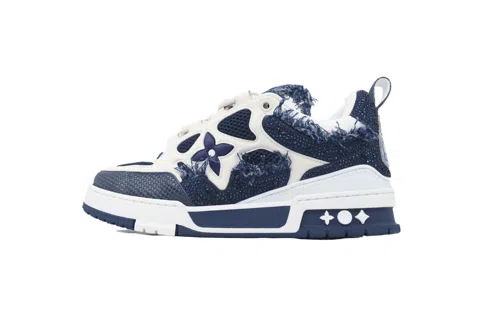 Louis Vuitton Skate Blue Pony Hair