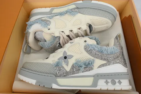 Louis Vuitton Skate Grey/White Pony Hair – photo 8