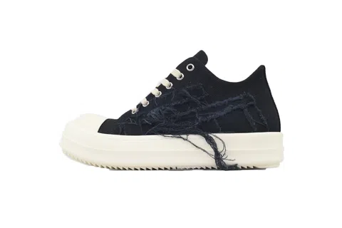 Rick Owens Sneakers Distressed Canvas