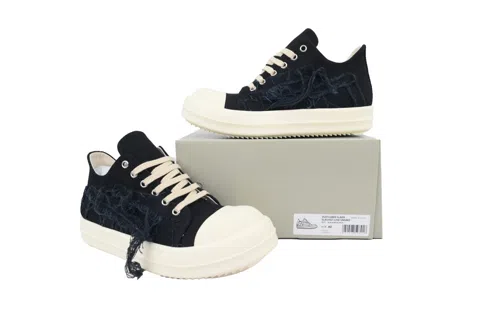 Rick Owens Sneakers Distressed Canvas – photo 7