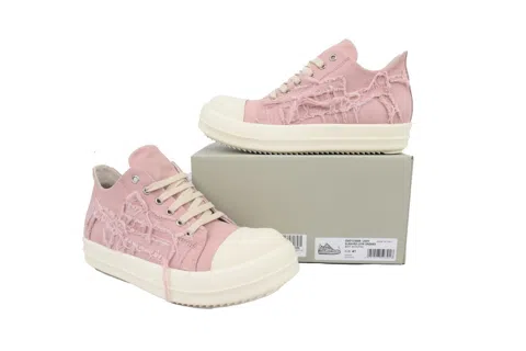 Rick Owens Sneakers Distressed Pink – photo 7