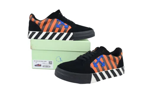 Off-White Low Vulcanized Black Blue – photo 6