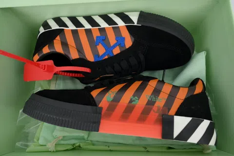 Off-White Low Vulcanized Black Blue – photo 8