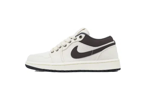 Air Jordan 1 Low Ivory Baroque Brown