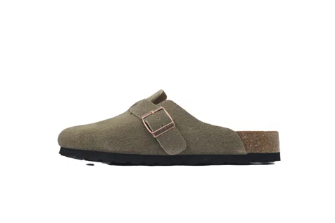 Birkenstock Boston Soft Footbed Grey/Green