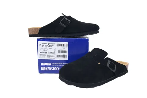 Birkenstock Boston Soft Footbed Black Velvet – photo 7