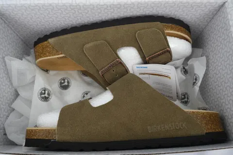 Birkenstock Arizona Soft Footbed Grey/Green – photo 8