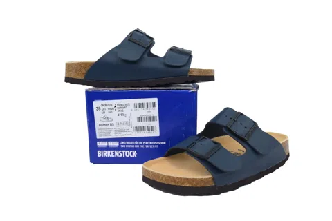 Birkenstock Arizona Soft Footbed Blue Leather – photo 6