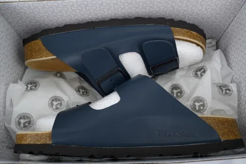 Birkenstock Arizona Soft Footbed Blue Leather – photo 8