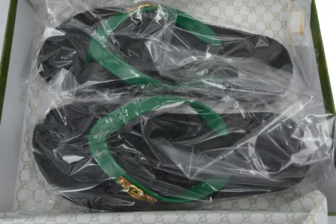 Gucci Slide Black/Green – photo 8