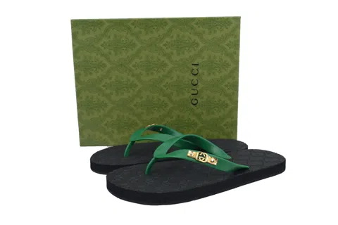 Gucci Slide Black/Green – photo 6