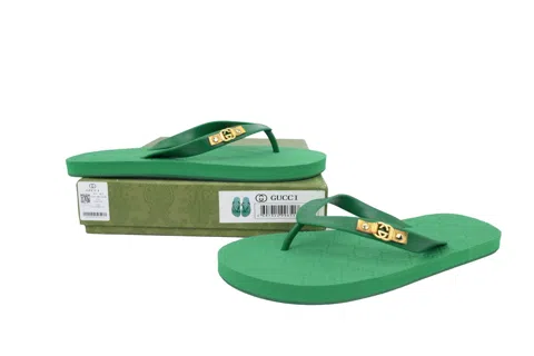 Gucci Slide Green Print – photo 7