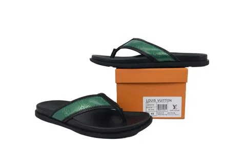 Louis Vuitton Slides Black/Green – photo 7