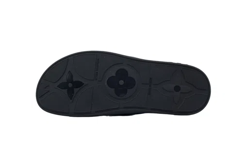 Louis Vuitton Slides Black/Green – photo 4