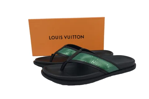 Louis Vuitton Slides Black/Green – photo 6