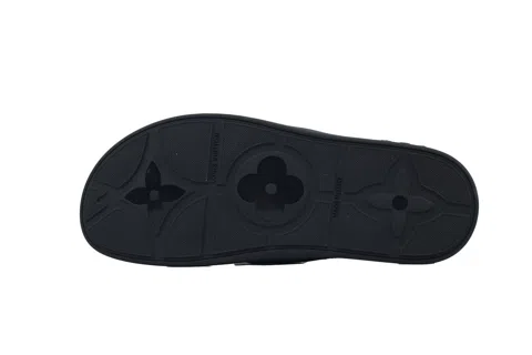 Louis Vuitton Slides Black Mesh – photo 4
