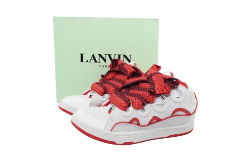 Lanvin Curb White/Red – photo 6