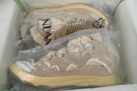 Lanvin Curb White/Brown – photo 8