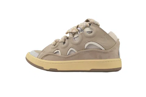 Lanvin Curb White/Brown