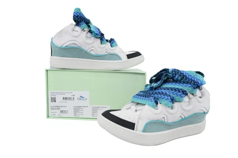 Lanvin Curb White/Blue – photo 7