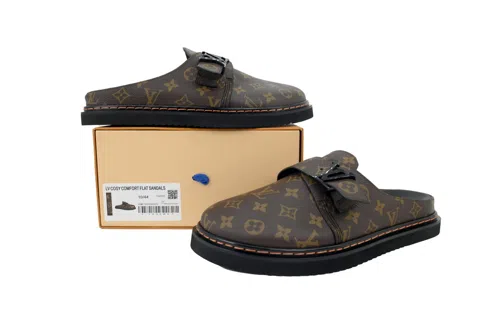 Louis Vuitton Slides Brown – photo 6