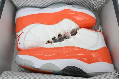 Air Jordan 11 White/Orange – photo 8