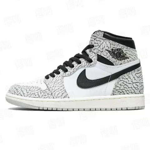 Air Jordan 1 High White Cement