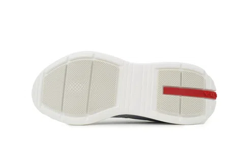 Prada Sneakers White/Grey Patent – photo 4