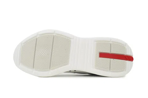 Prada Sneakers White/Silver Patent – photo 4